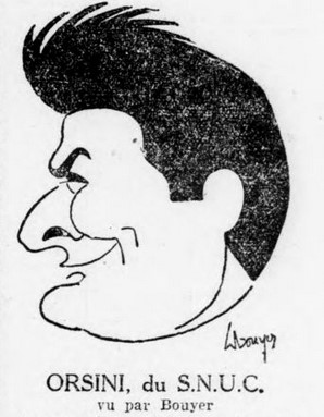 <p style='text-align: center;'><strong><span style='font-size: medium; font-family: arial, helvetica, sans-serif; color: #0000ff;'>Caricature d'Henri ORSINI</span></strong>
<p style='text-align: left;'><em><span style='font-size: medium; font-family: arial, helvetica, sans-serif; color: #0000ff;'>(collection Archives municipales de Nantes)</span></em>