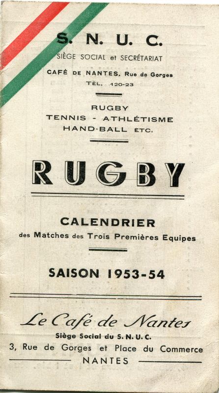 <p style='text-align: center;'><strong><span style='font-size: medium; font-family: arial, helvetica, sans-serif; color: #0000ff;'>Calendrier saison 1953 - 1954</span></strong>
<p style='text-align: left;'><em><span style='font-size: medium; font-family: arial, helvetica, sans-serif; color: #0000ff;'>(collection de l'auteur)</span></em>