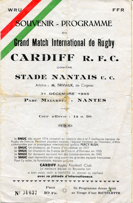 <p style='text-align: center;'><strong><span style='font-family: arial, helvetica, sans-serif; font-size: medium; color: #0000ff;'>Programme du match SNUC - Cardif R.F.C. du 31 décembre 1945</span></strong>
<p style='text-align: left;'><em><span style='font-family: arial, helvetica, sans-serif; font-size: medium; color: #0000ff;'>(collection de l'auteur)</span></em>